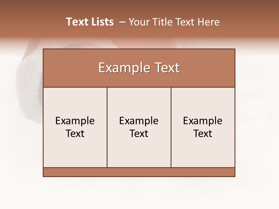 Celebration Holiday Hat PowerPoint Template