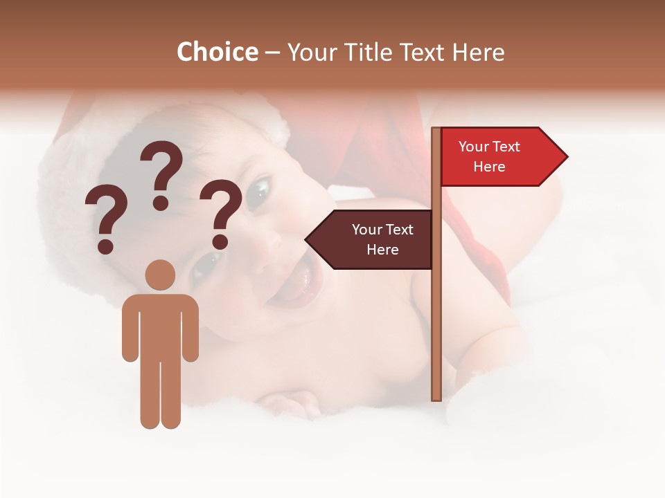 Celebration Holiday Hat PowerPoint Template