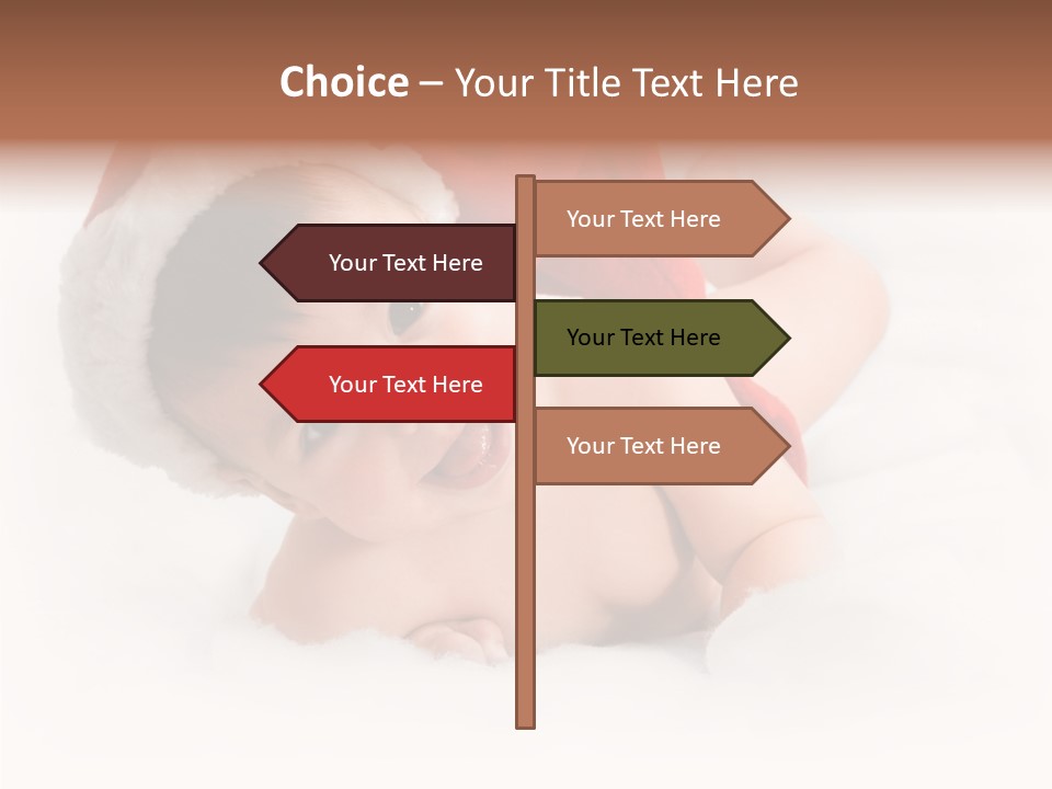 Celebration Holiday Hat PowerPoint Template