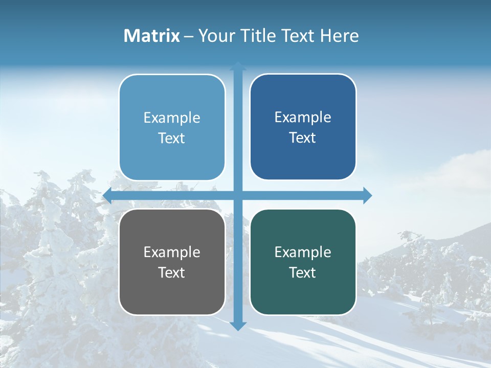 Park Freeze December PowerPoint Template