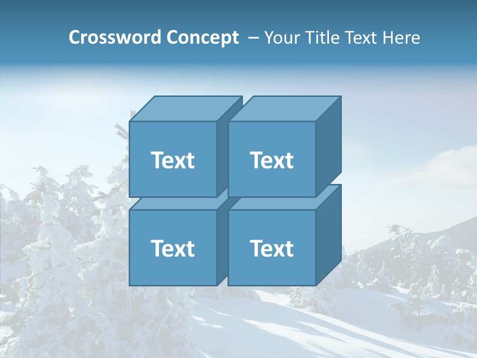 Park Freeze December PowerPoint Template