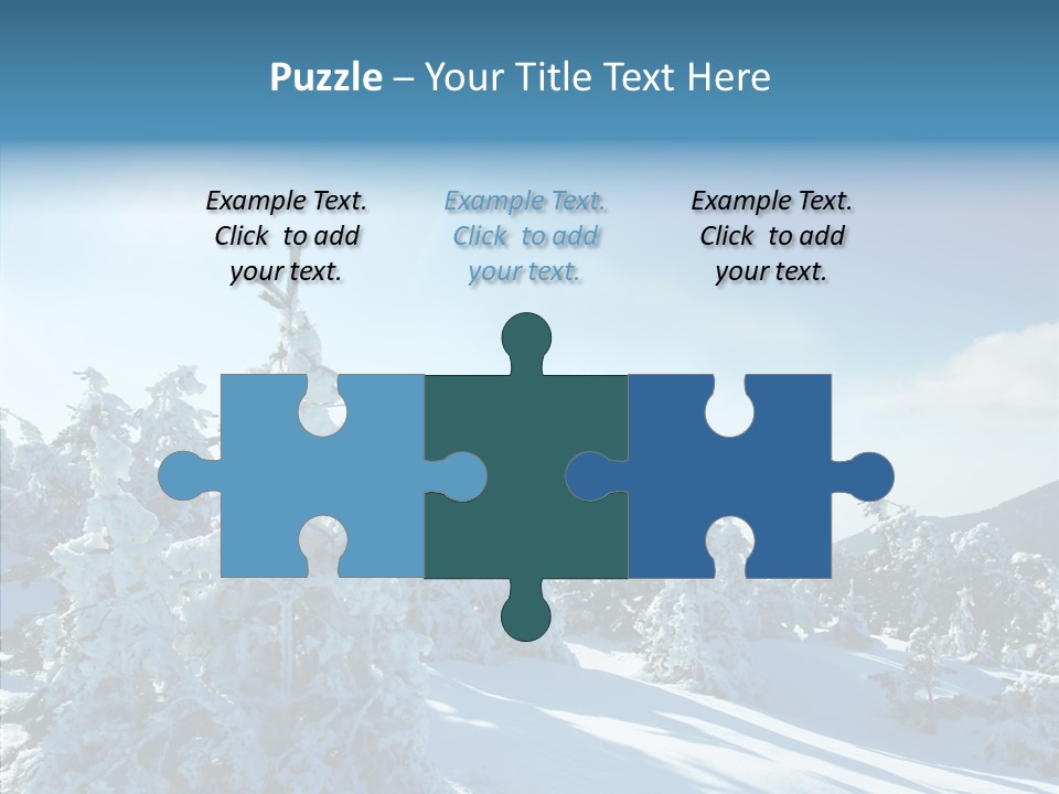 Park Freeze December PowerPoint Template