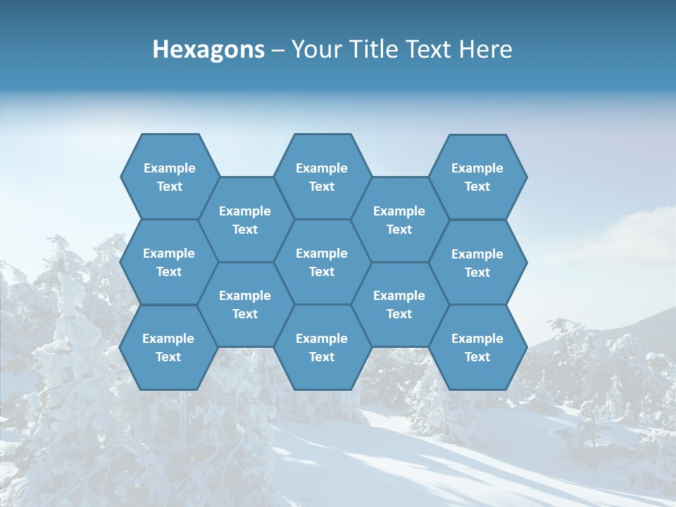 Park Freeze December PowerPoint Template