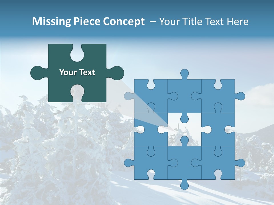 Park Freeze December PowerPoint Template