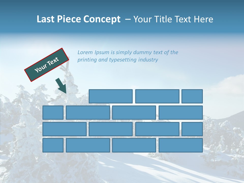 Park Freeze December PowerPoint Template