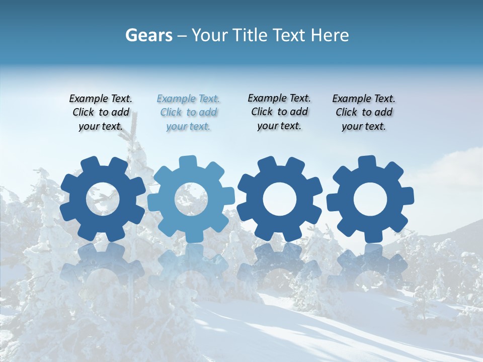 Park Freeze December PowerPoint Template
