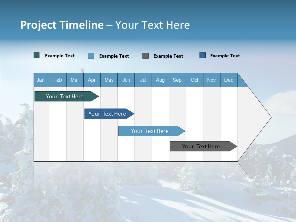 Park Freeze December PowerPoint Template