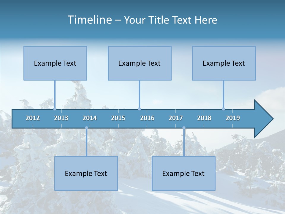 Park Freeze December PowerPoint Template