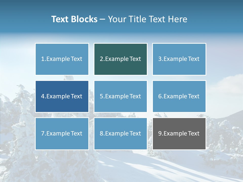 Park Freeze December PowerPoint Template