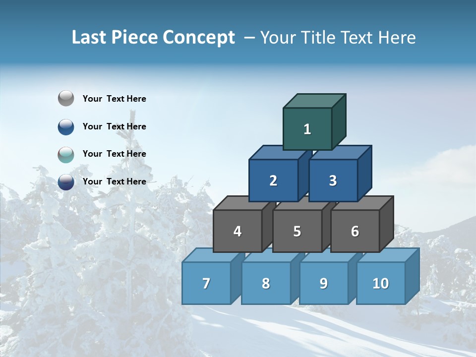 Park Freeze December PowerPoint Template