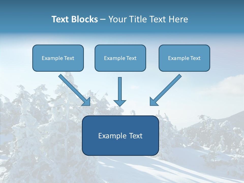 Park Freeze December PowerPoint Template