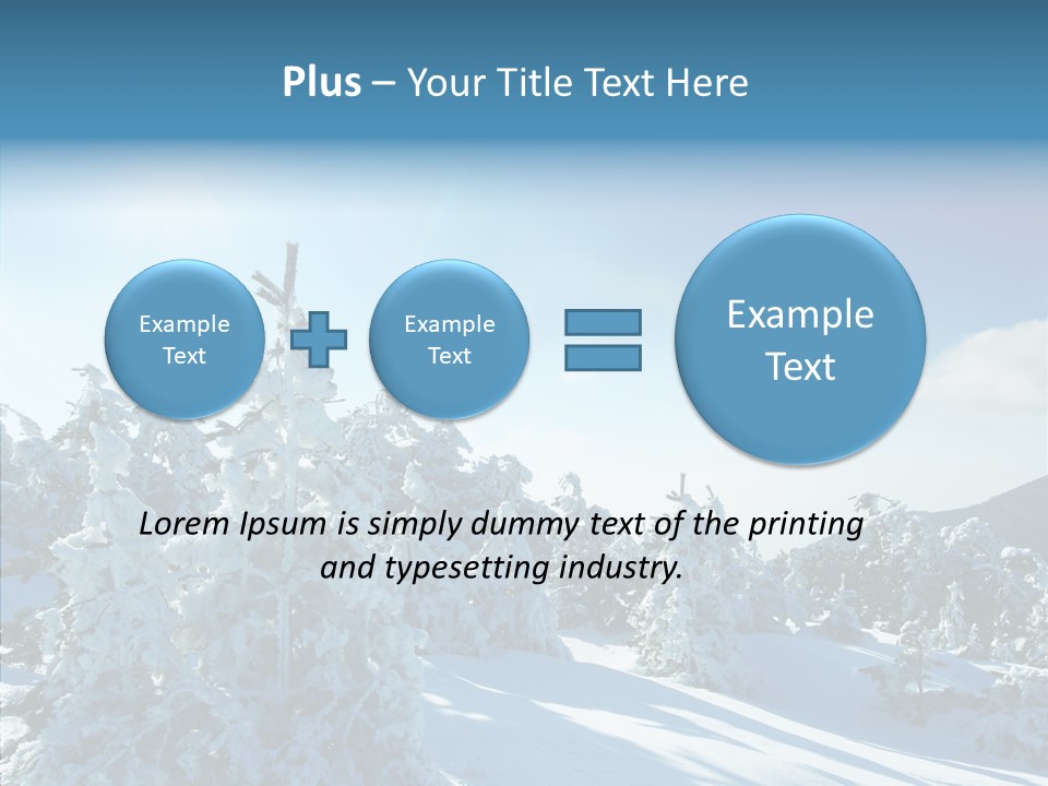 Park Freeze December PowerPoint Template