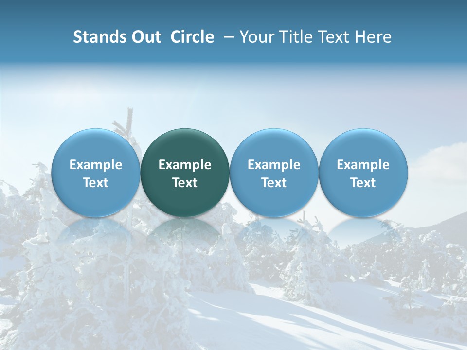 Park Freeze December PowerPoint Template