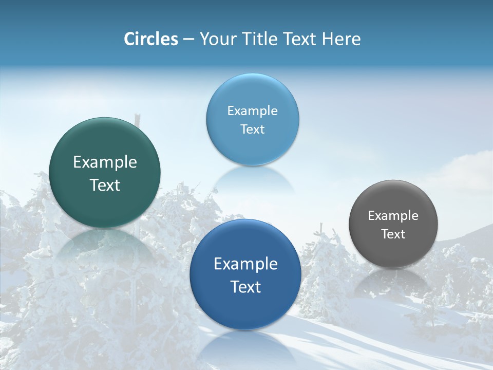 Park Freeze December PowerPoint Template