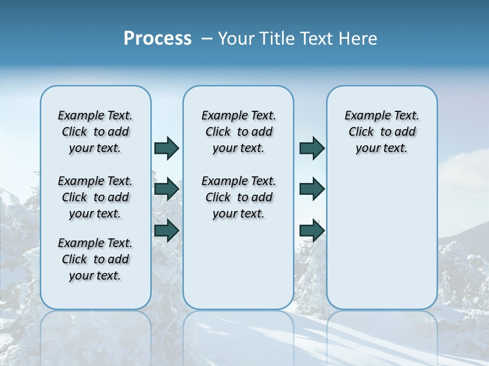 Park Freeze December PowerPoint Template