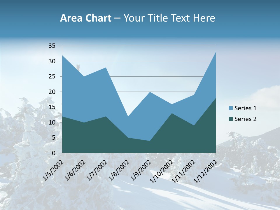 Park Freeze December PowerPoint Template