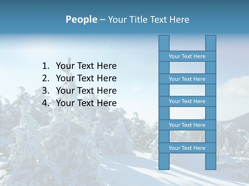 Park Freeze December PowerPoint Template