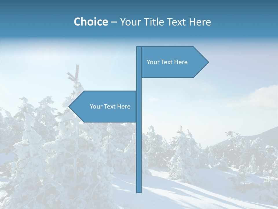 Park Freeze December PowerPoint Template