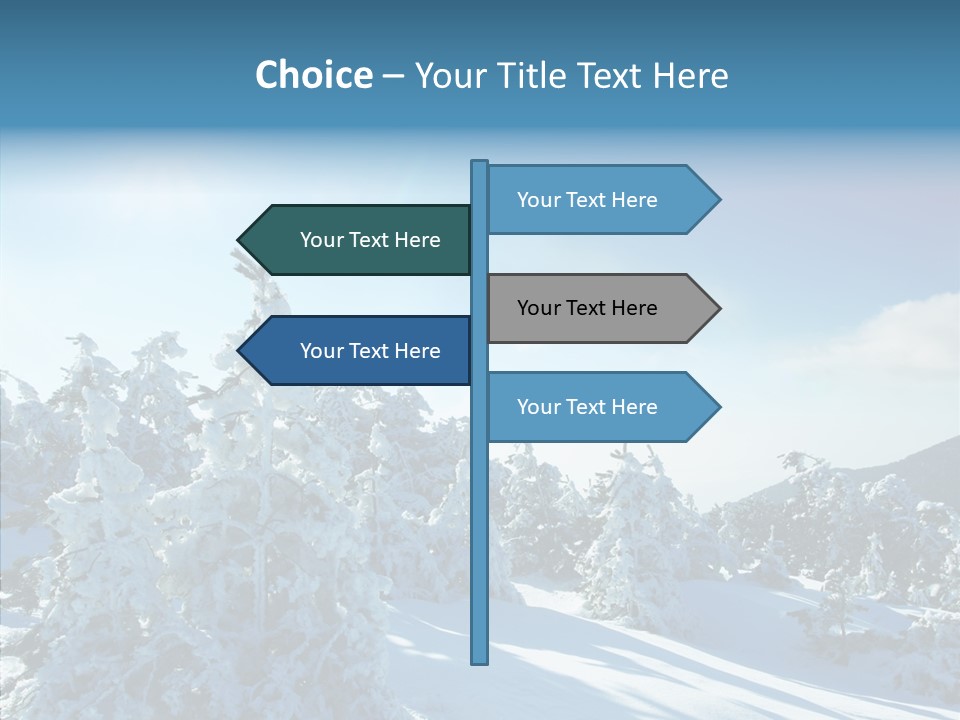 Park Freeze December PowerPoint Template