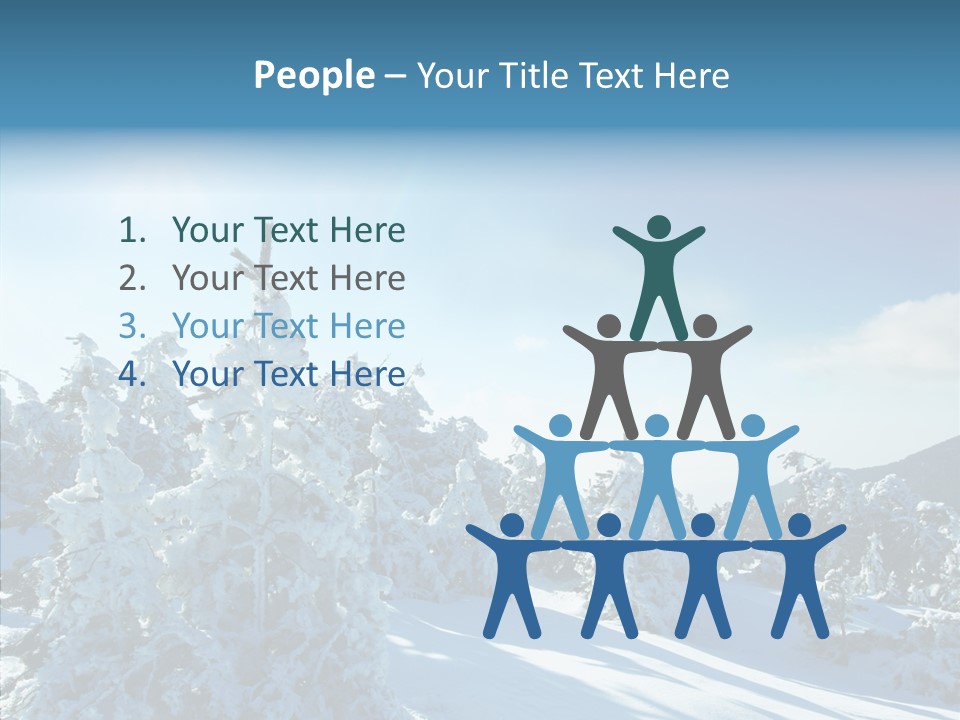 Park Freeze December PowerPoint Template