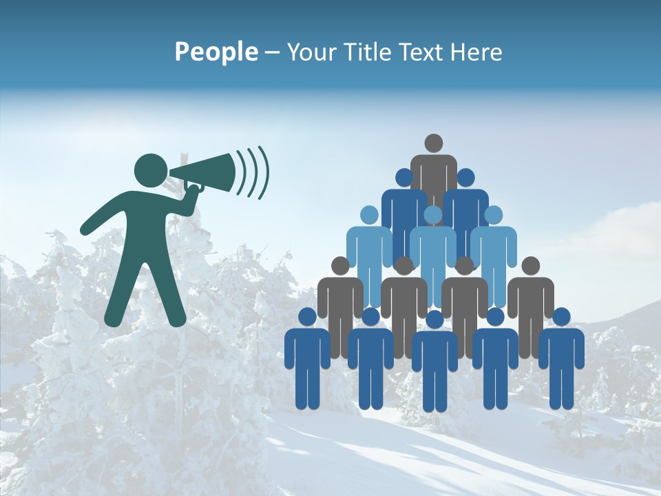 Park Freeze December PowerPoint Template