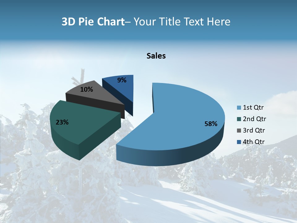 Park Freeze December PowerPoint Template