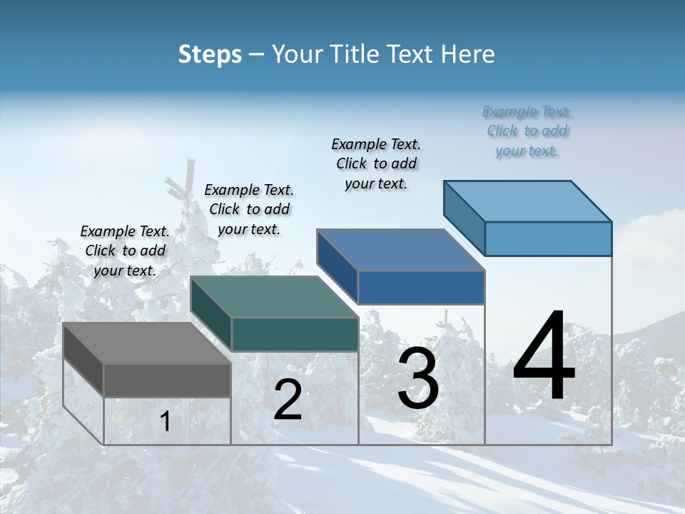 Park Freeze December PowerPoint Template