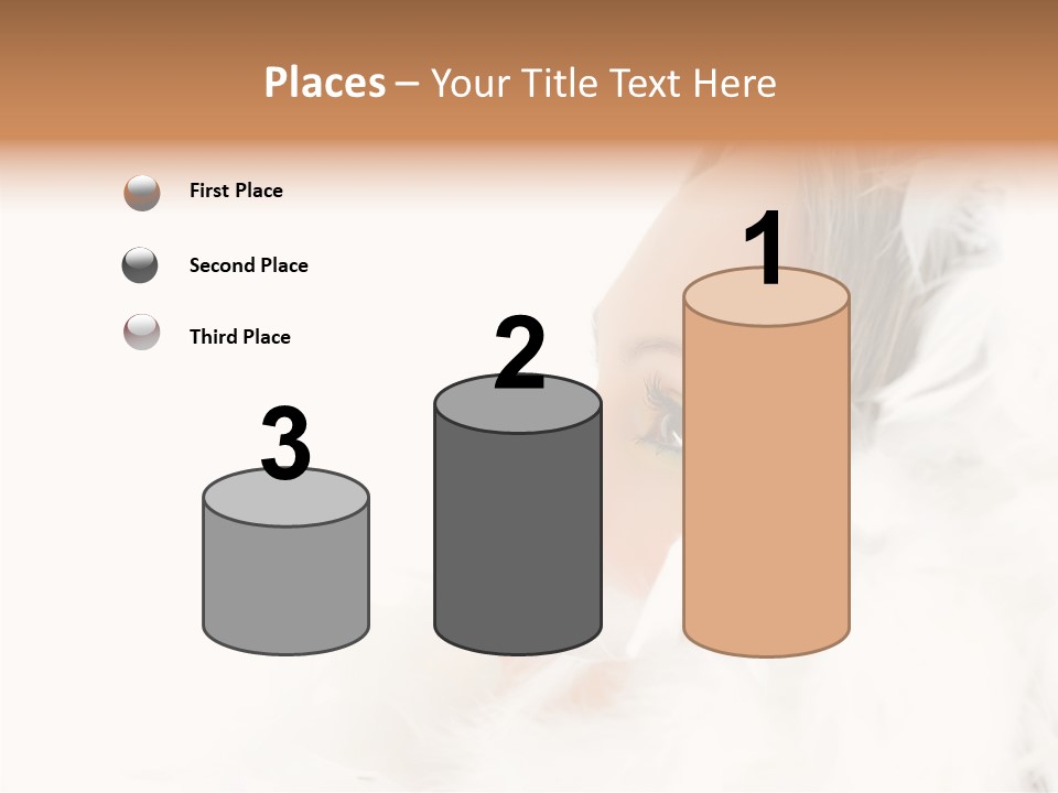 Smiling Face Purity PowerPoint Template