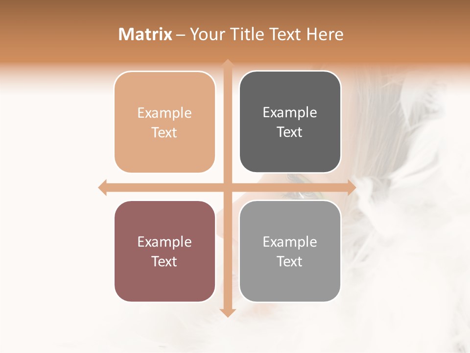 Smiling Face Purity PowerPoint Template