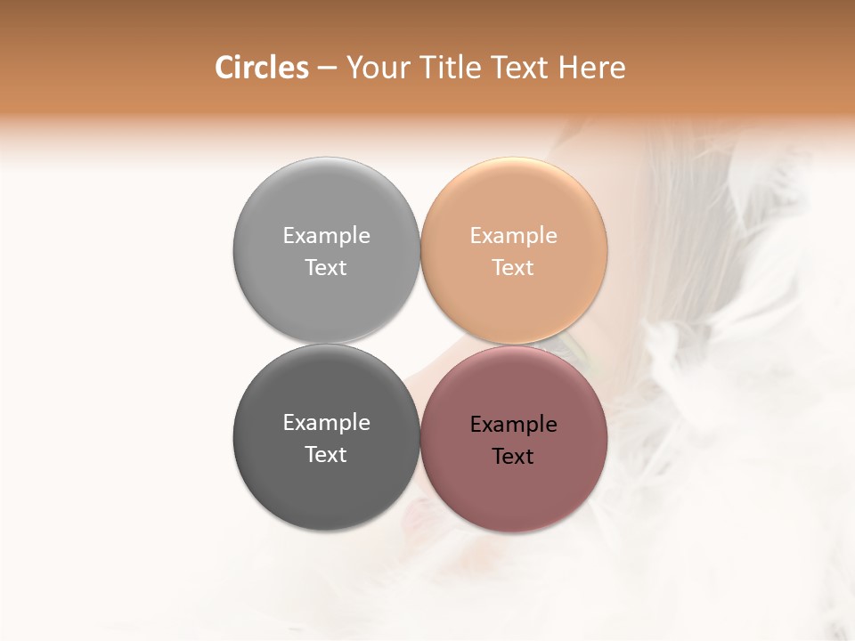 Smiling Face Purity PowerPoint Template