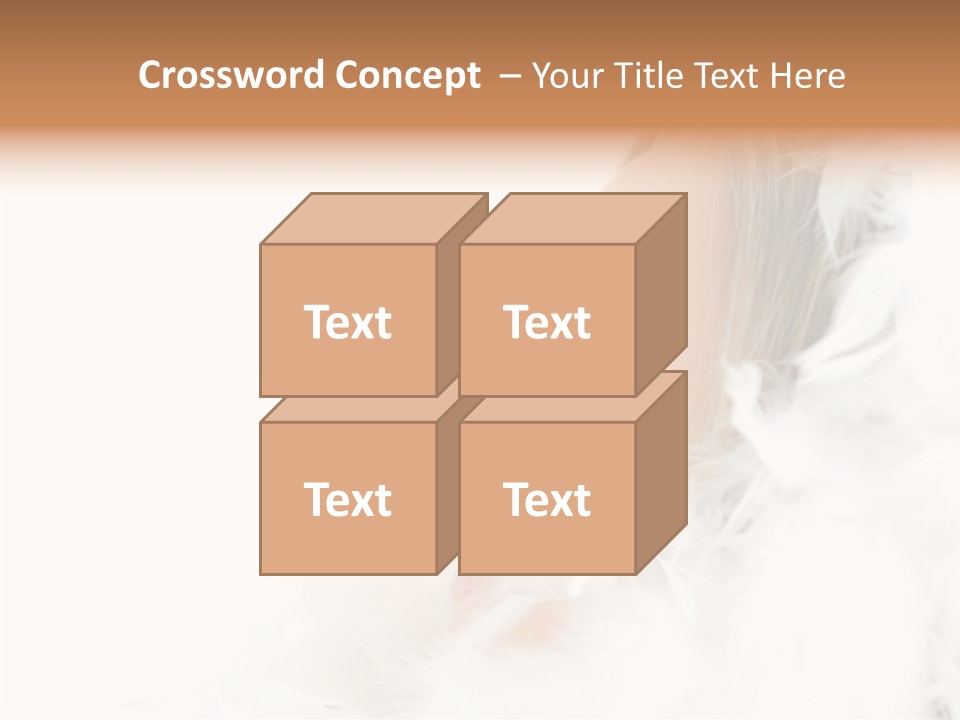 Smiling Face Purity PowerPoint Template