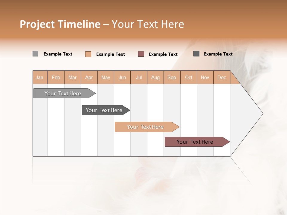 Smiling Face Purity PowerPoint Template