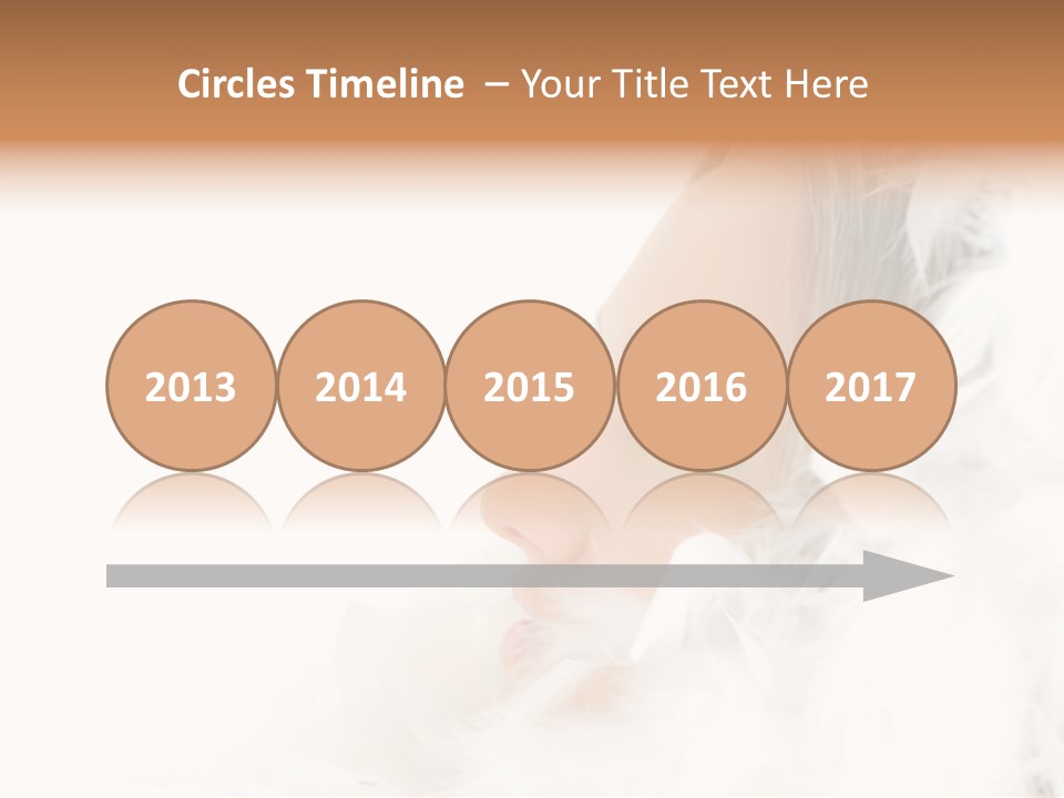 Smiling Face Purity PowerPoint Template