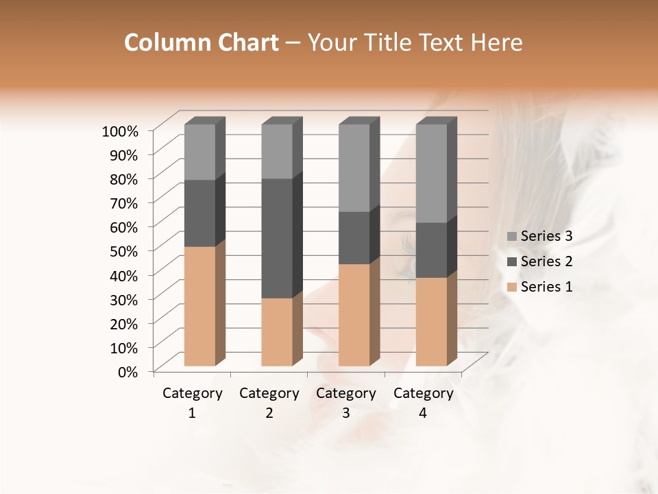 Smiling Face Purity PowerPoint Template