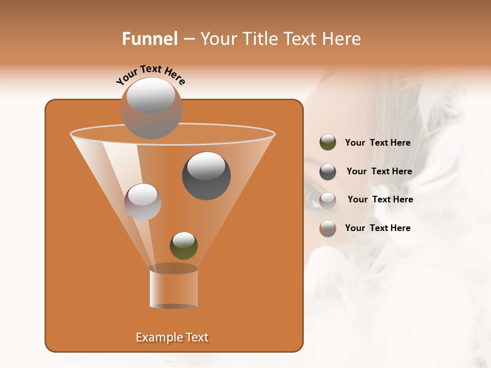 Smiling Face Purity PowerPoint Template
