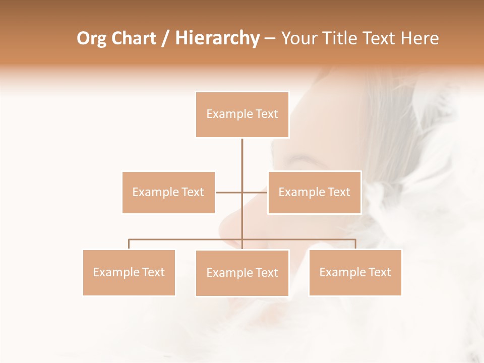 Smiling Face Purity PowerPoint Template