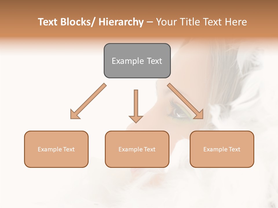 Smiling Face Purity PowerPoint Template