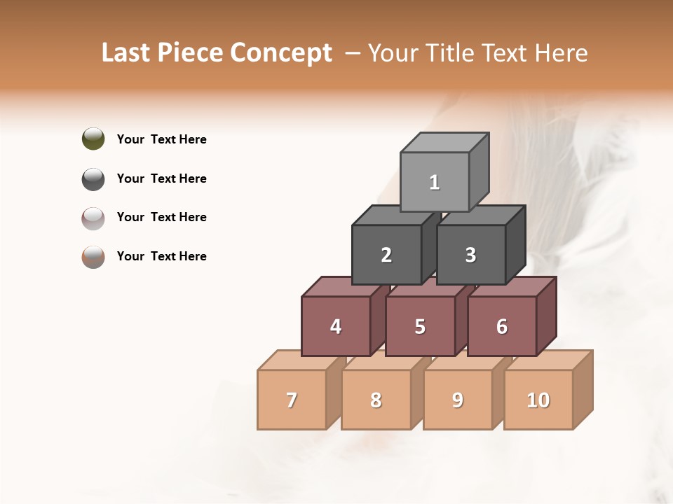 Smiling Face Purity PowerPoint Template