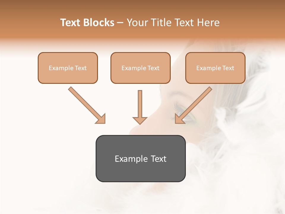 Smiling Face Purity PowerPoint Template