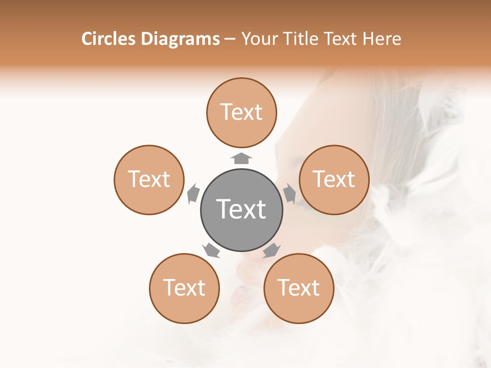 Smiling Face Purity PowerPoint Template