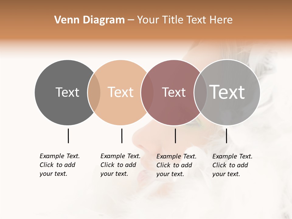 Smiling Face Purity PowerPoint Template