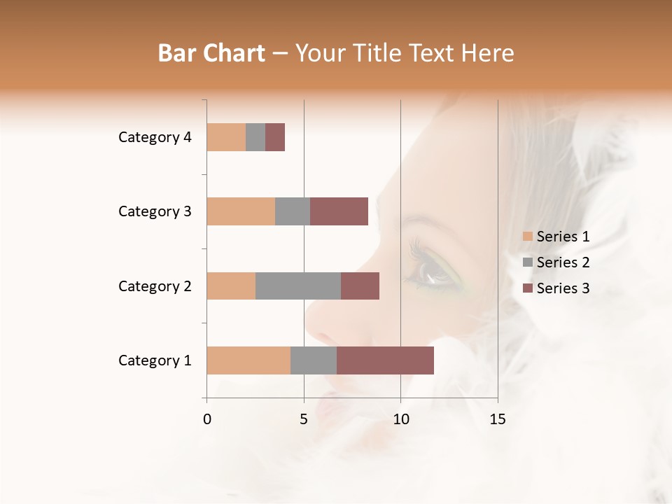 Smiling Face Purity PowerPoint Template