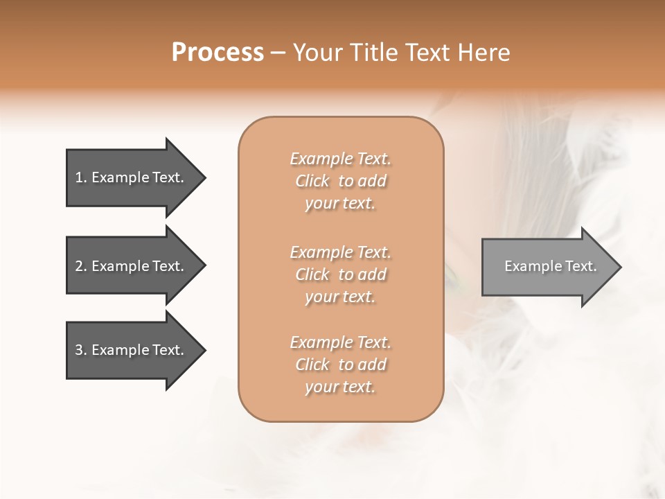 Smiling Face Purity PowerPoint Template