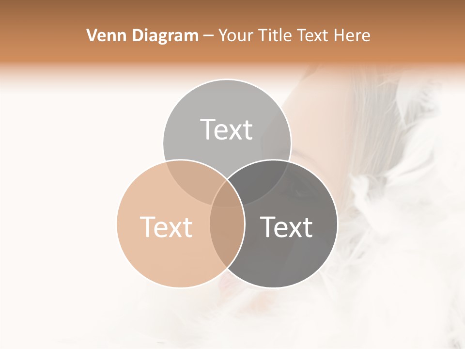 Smiling Face Purity PowerPoint Template