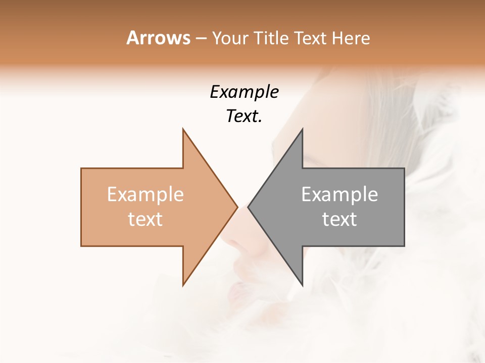 Smiling Face Purity PowerPoint Template