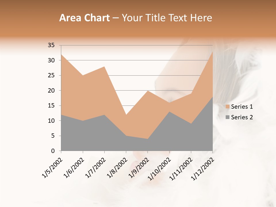 Smiling Face Purity PowerPoint Template