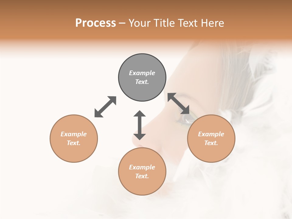 Smiling Face Purity PowerPoint Template