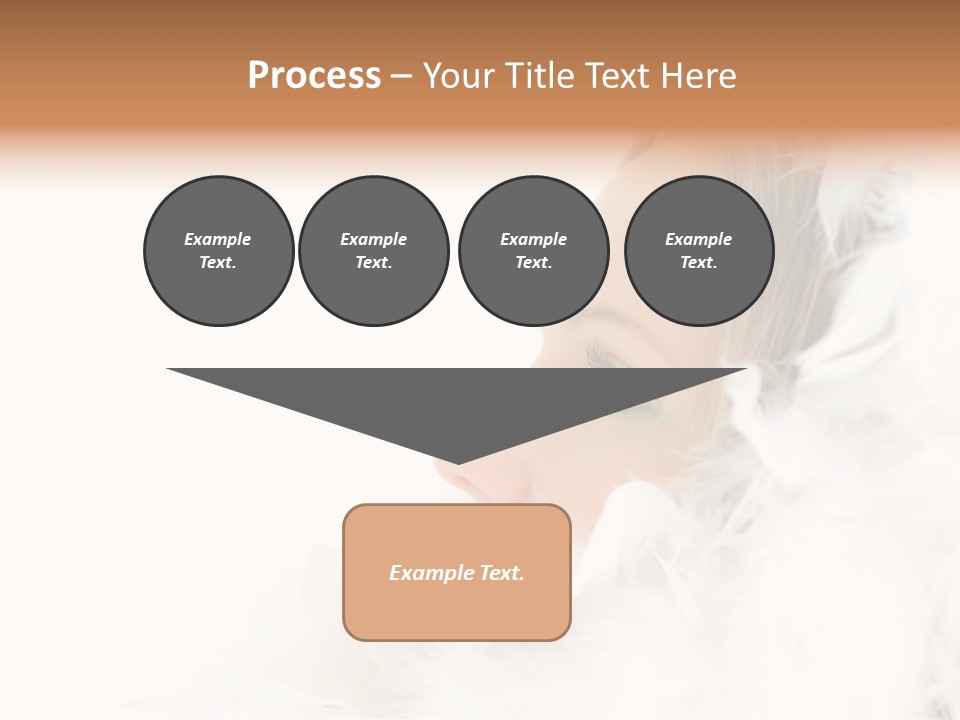 Smiling Face Purity PowerPoint Template