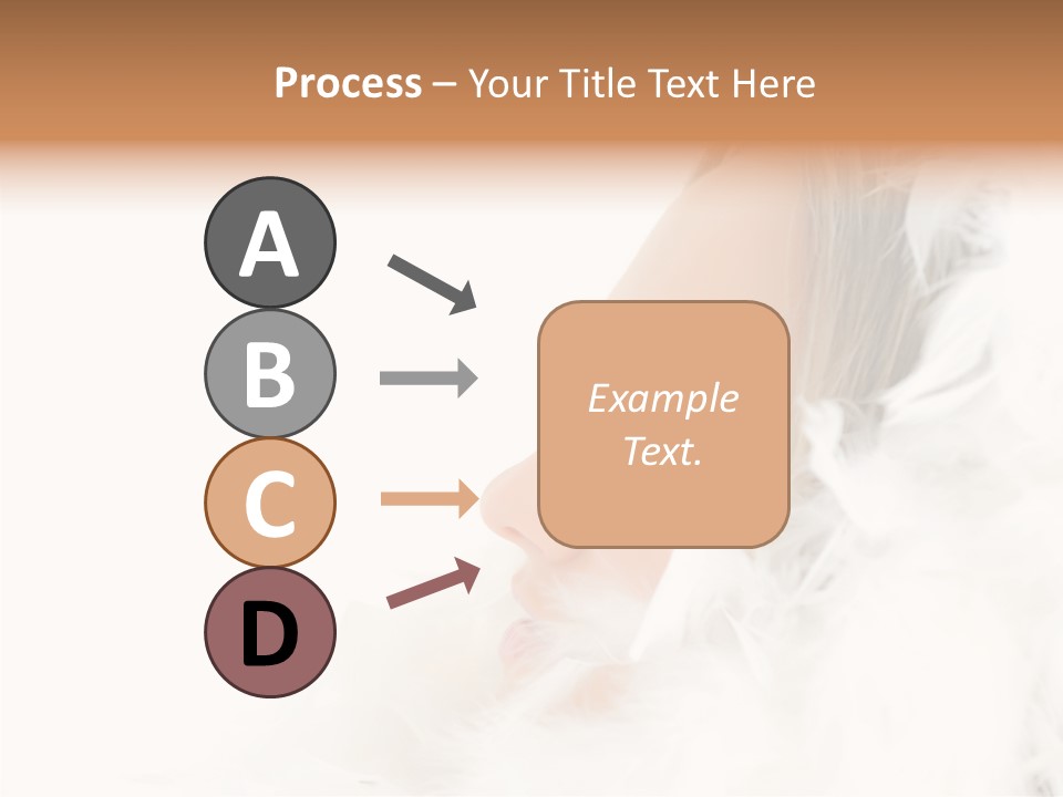 Smiling Face Purity PowerPoint Template