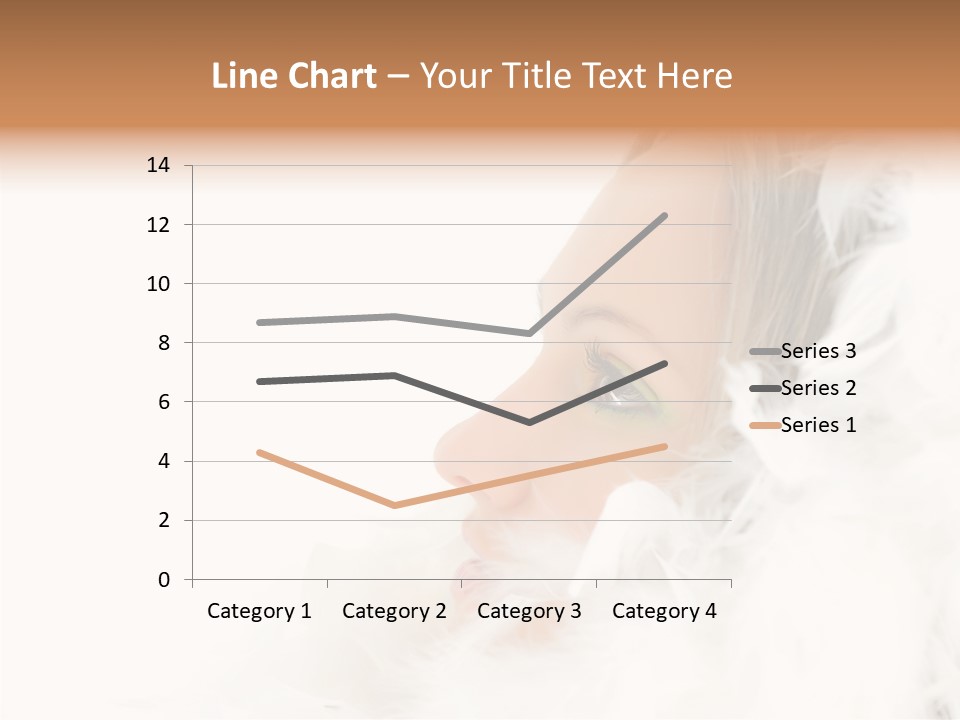 Smiling Face Purity PowerPoint Template